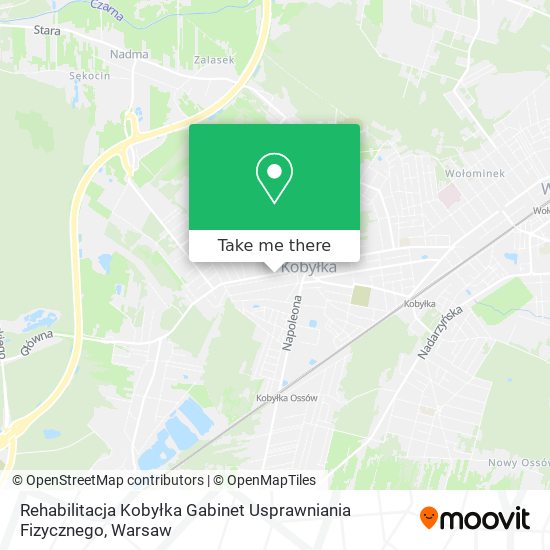 Rehabilitacja Kobyłka Gabinet Usprawniania Fizycznego map