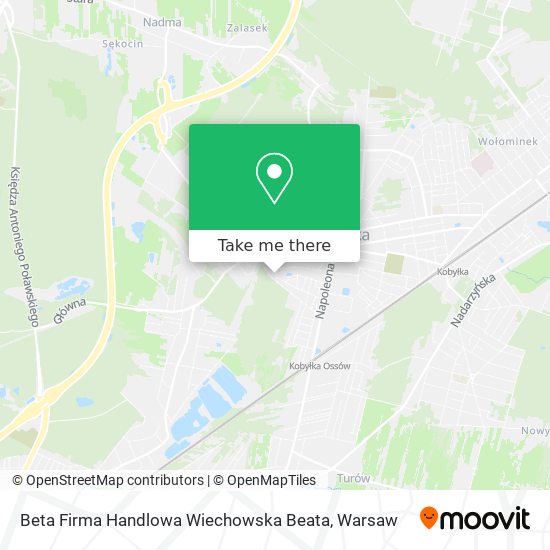 Beta Firma Handlowa Wiechowska Beata map