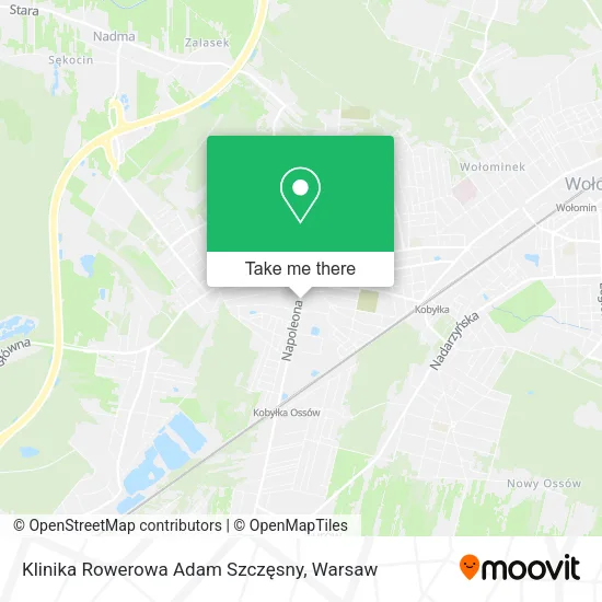 Klinika Rowerowa Adam Szczęsny map