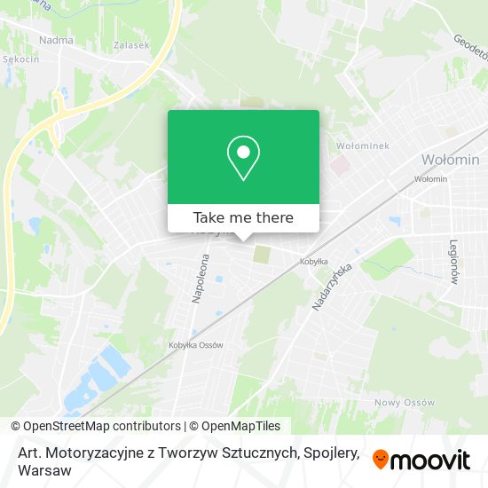 Art. Motoryzacyjne z Tworzyw Sztucznych, Spojlery map