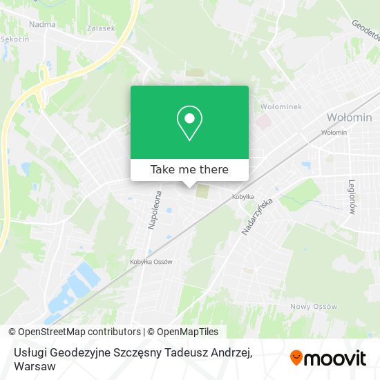 Usługi Geodezyjne Szczęsny Tadeusz Andrzej map