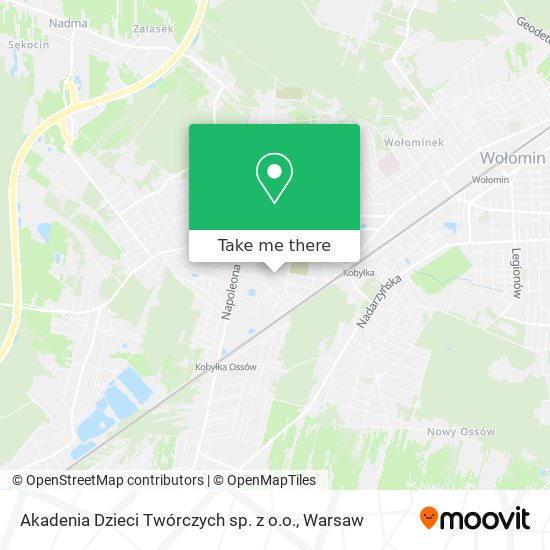 Akadenia Dzieci Twórczych sp. z o.o. map