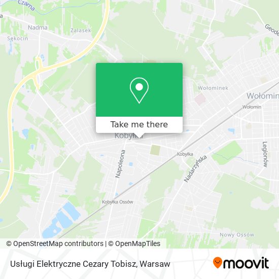 Usługi Elektryczne Cezary Tobisz map