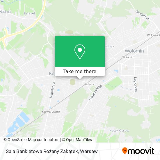 Sala Bankietowa Różany Zakątek map