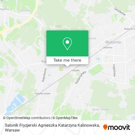 Salonik Fryzjerski Agnieszka Katarzyna Kalinowska map