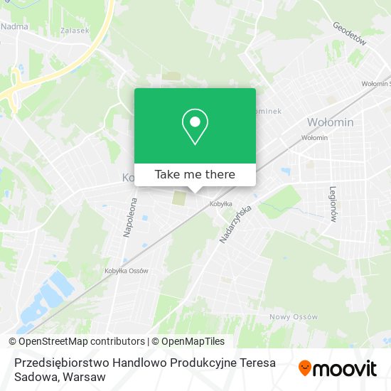 Przedsiębiorstwo Handlowo Produkcyjne Teresa Sadowa map