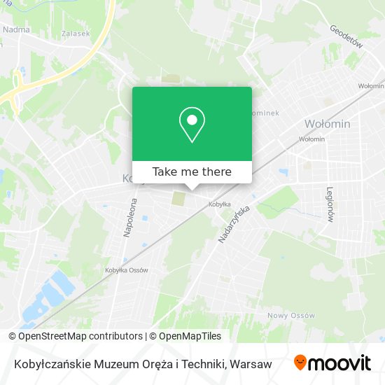 Kobyłczańskie Muzeum Oręża i Techniki map