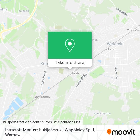 Intrasoft Mariusz Łukijańczuk i Wspólnicy Sp.J map