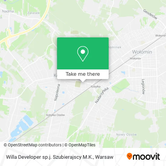 Карта Willa Developer sp.j. Szubierajscy M.K.