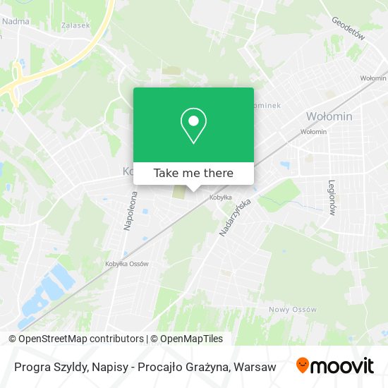 Progra Szyldy, Napisy - Procajło Grażyna map