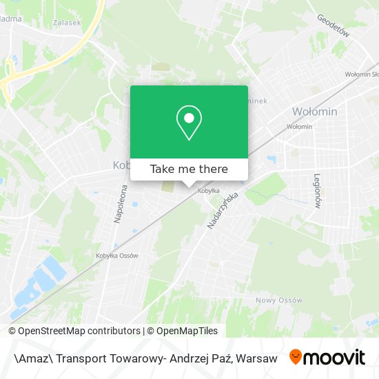 Карта \Amaz\ Transport Towarowy- Andrzej Paź