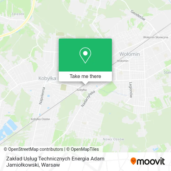 Карта Zakład Usług Technicznych Energia Adam Jamiołkowski