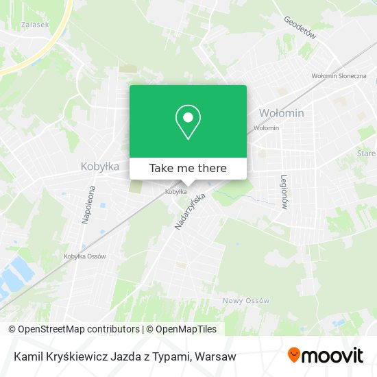 Kamil Kryśkiewicz Jazda z Typami map