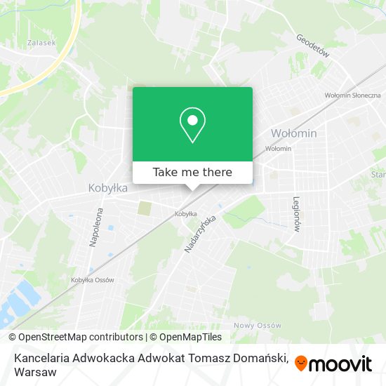 Kancelaria Adwokacka Adwokat Tomasz Domański map