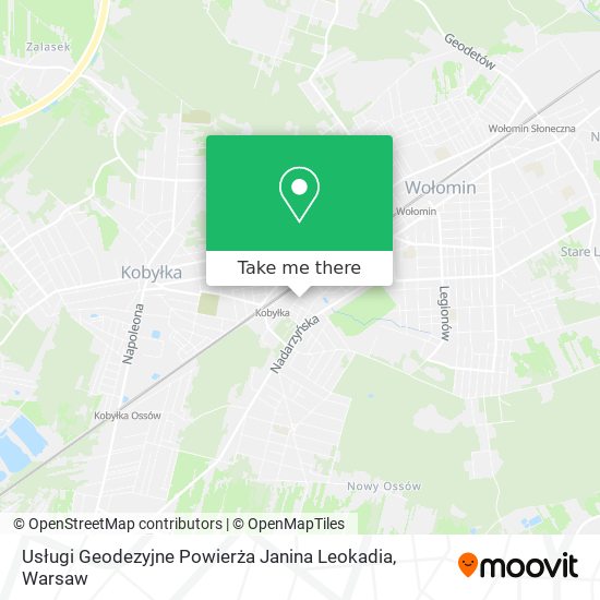 Usługi Geodezyjne Powierża Janina Leokadia map