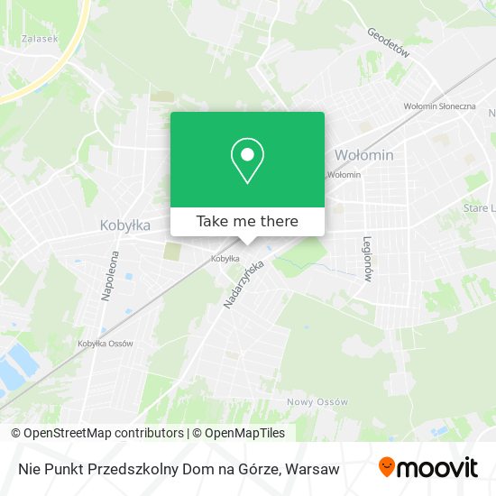 Nie Punkt Przedszkolny Dom na Górze map