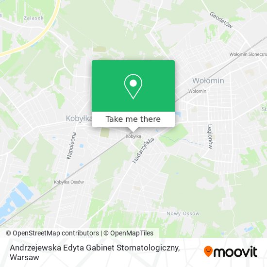 Andrzejewska Edyta Gabinet Stomatologiczny map