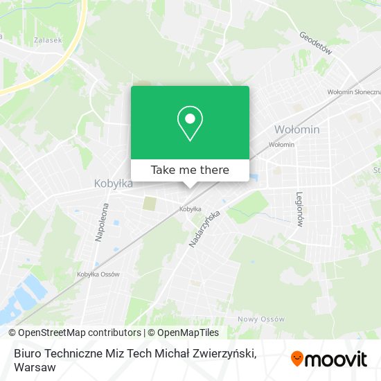 Biuro Techniczne Miz Tech Michał Zwierzyński map