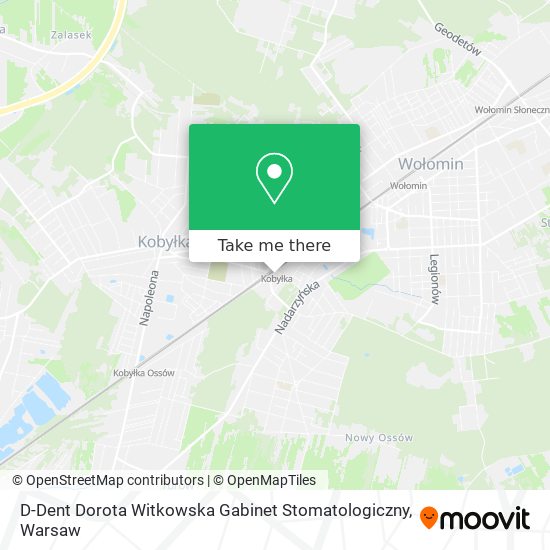 D-Dent Dorota Witkowska Gabinet Stomatologiczny map