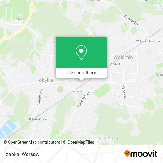żabka map
