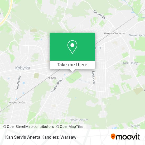 Kan Servis Anetta Kanclerz map