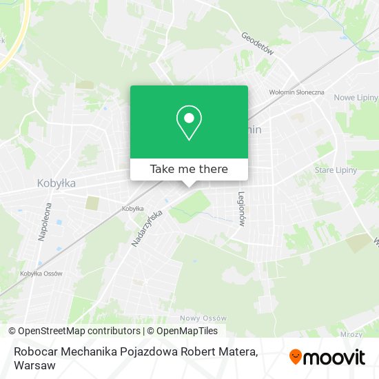 Robocar Mechanika Pojazdowa Robert Matera map