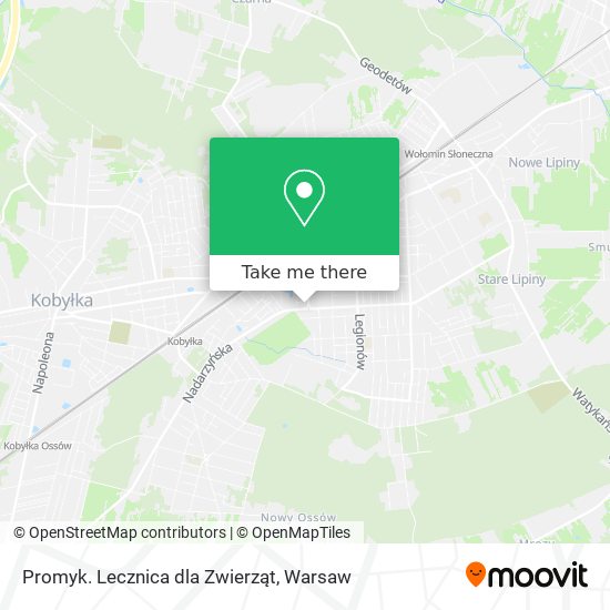 Promyk. Lecznica dla Zwierząt map