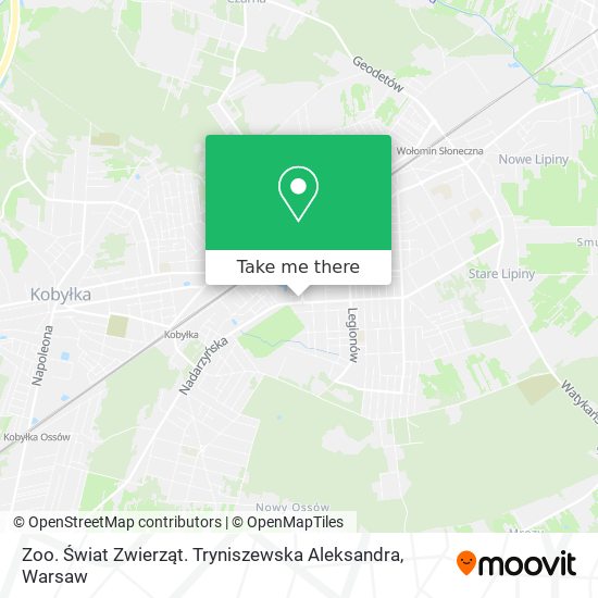 Zoo. Świat Zwierząt. Tryniszewska Aleksandra map