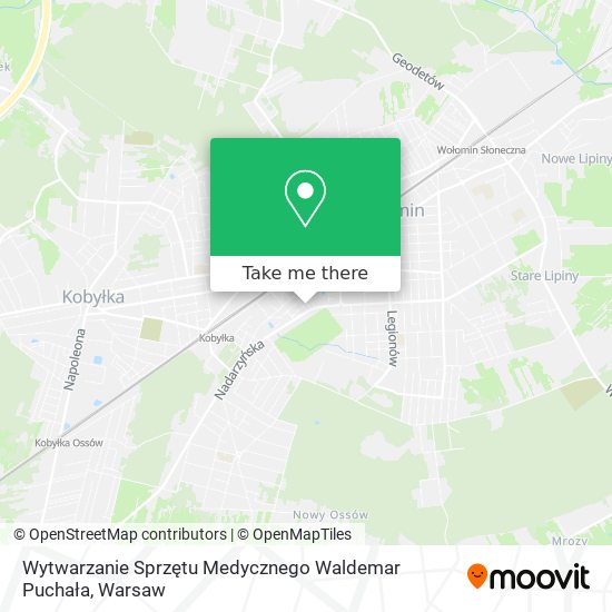 Wytwarzanie Sprzętu Medycznego Waldemar Puchała map