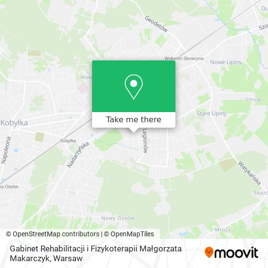 Gabinet Rehabilitacji i Fizykoterapii Małgorzata Makarczyk map