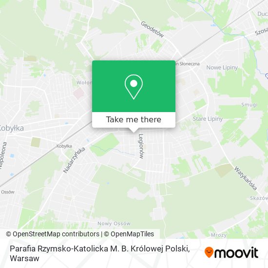 Parafia Rzymsko-Katolicka M. B. Królowej Polski map