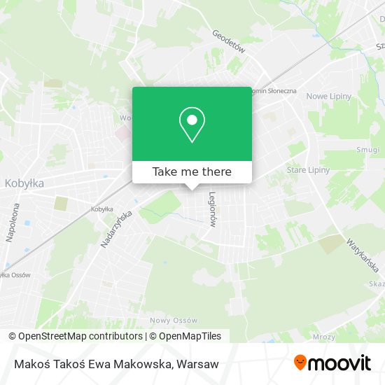 Makoś Takoś Ewa Makowska map