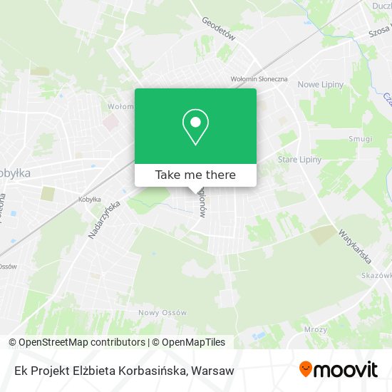 Ek Projekt Elżbieta Korbasińska map