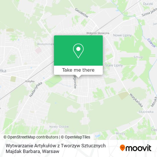 Wytwarzanie Artykułów z Tworzyw Sztucznych Majdak Barbara map