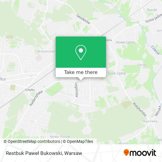 Restbuk Paweł Bukowski map