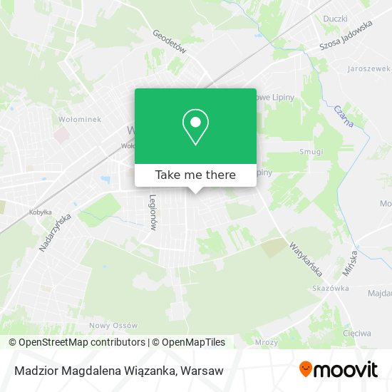 Madzior Magdalena Wiązanka map