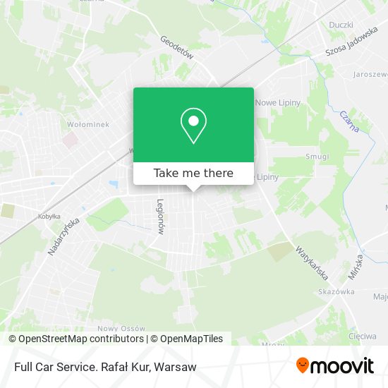 Карта Full Car Service. Rafał Kur