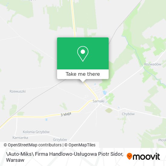 \Auto-Miks\ Firma Handlowo-Usługowa Piotr Sidor map