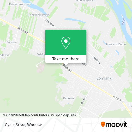 Cycle Store map