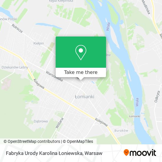 Fabryka Urody Karolina Łoniewska map