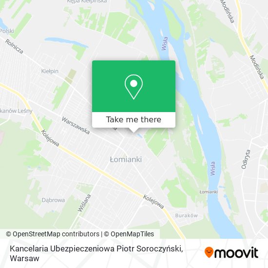 Kancelaria Ubezpieczeniowa Piotr Soroczyński map