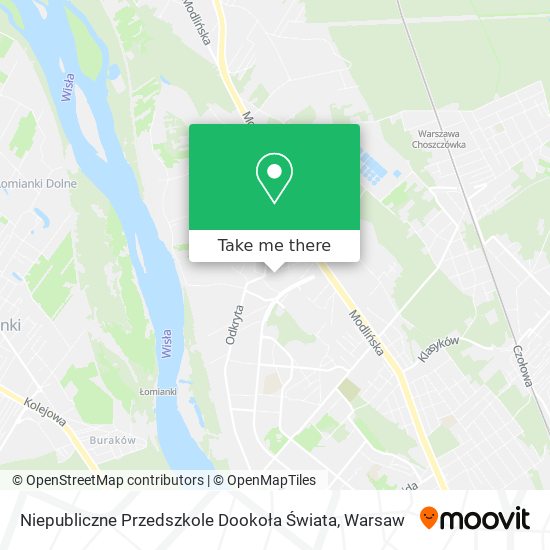 Niepubliczne Przedszkole Dookoła Świata map