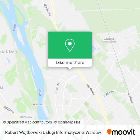 Robert Wojtkowski Usługi Informatyczne map