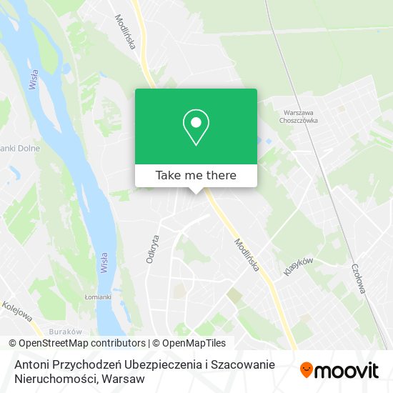 Antoni Przychodzeń Ubezpieczenia i Szacowanie Nieruchomości map