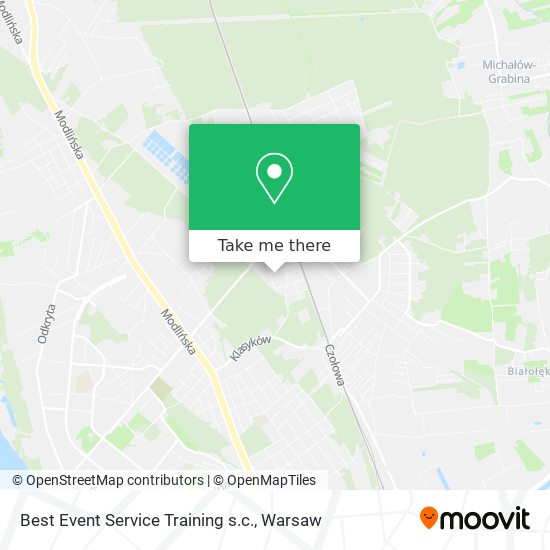 Best Event Service Training s.c. map