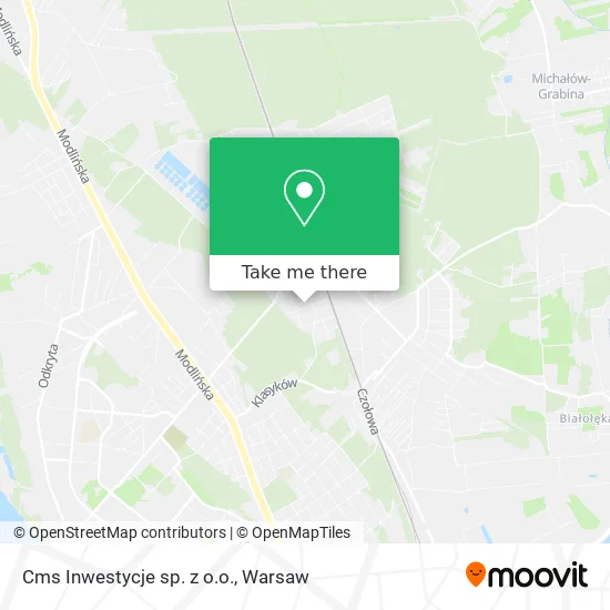 Карта Cms Inwestycje sp. z o.o.