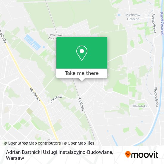 Adrian Bartnicki Usługi Instalacyjno-Budowlane map