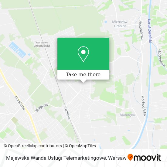 Majewska Wanda Usługi Telemarketingowe map