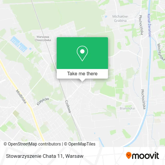 Карта Stowarzyszenie Chata 11