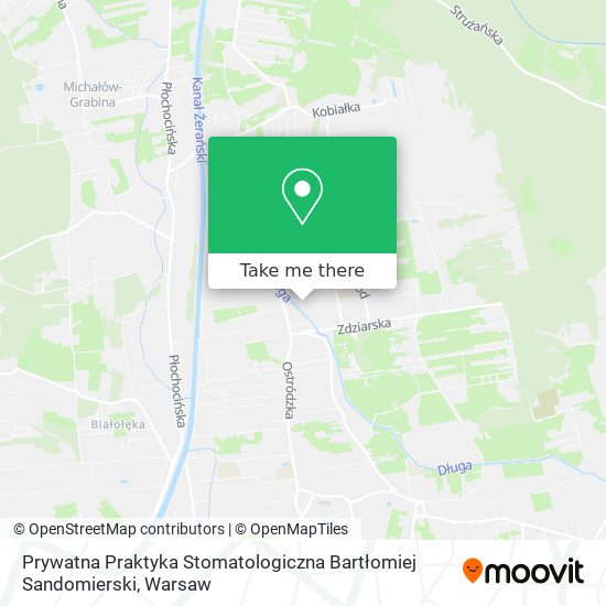 Prywatna Praktyka Stomatologiczna Bartłomiej Sandomierski map